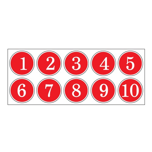 번호판(빨강) [코드:1150]